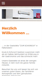 Mobile Screenshot of gaststaette-zum-schorsch.de