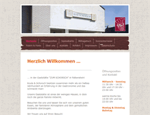 Tablet Screenshot of gaststaette-zum-schorsch.de